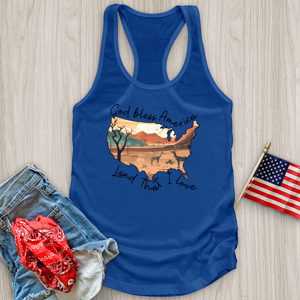 Desert With Animal Tank Top