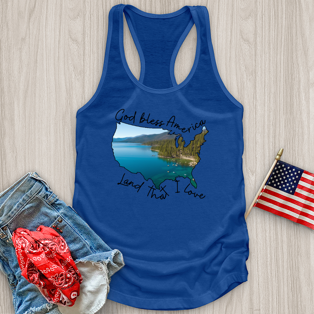 Lake With Boats on It Tank Top