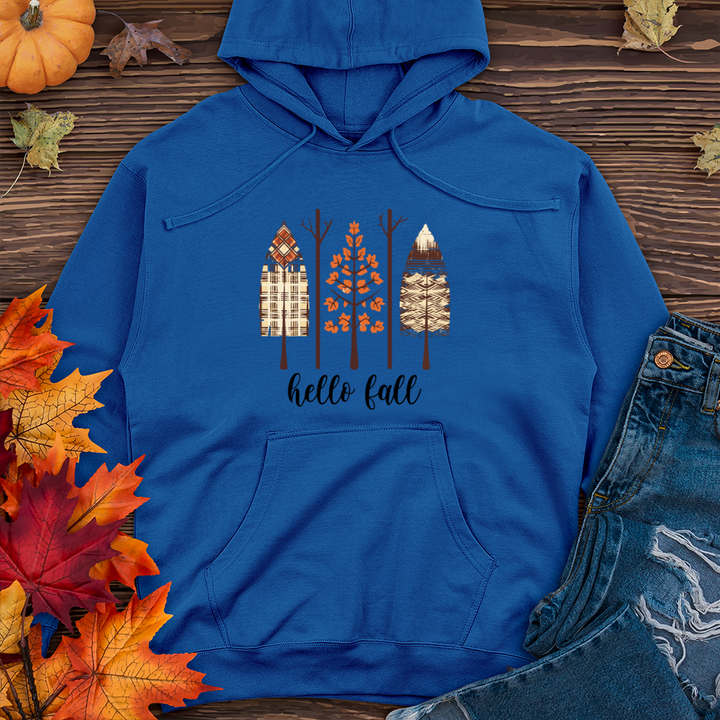 Retro Autumn Icon Trio Midweight Hooded Sweatshirt