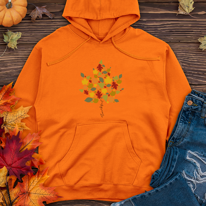 Thankful Leaf Stem Midweight Hoodie