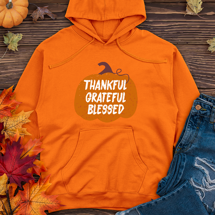 TGB Autumn Pumpkin Scene   Midweight Hoodie