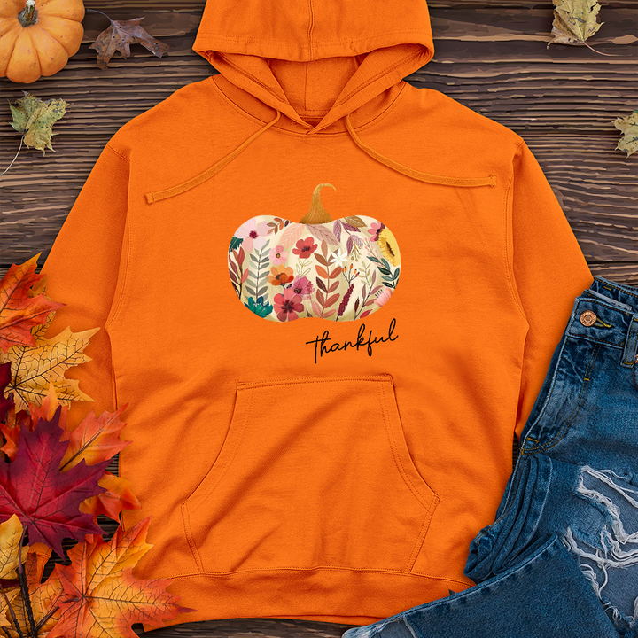 Thankful Garden Pumpkin   Midweight Hoodie