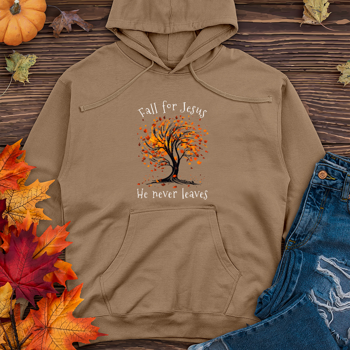 Fall For Jesus Swirl Midweight Hoodie