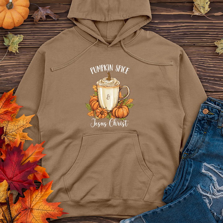 Autumn Latte Pumpkin Midweight Hoodie