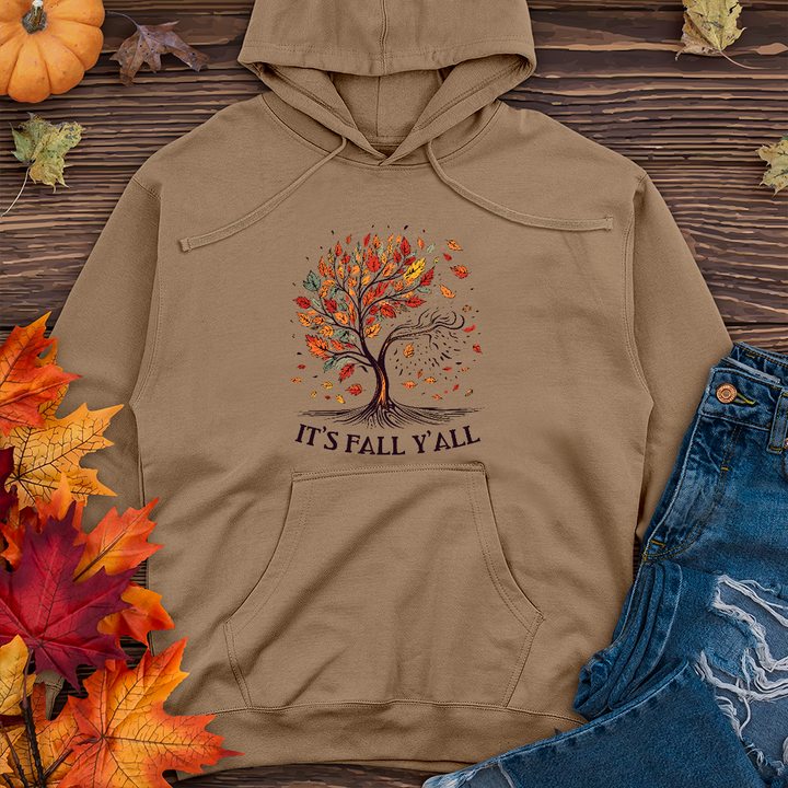 It's Fall Y'all Blooming Midweight Hoodie