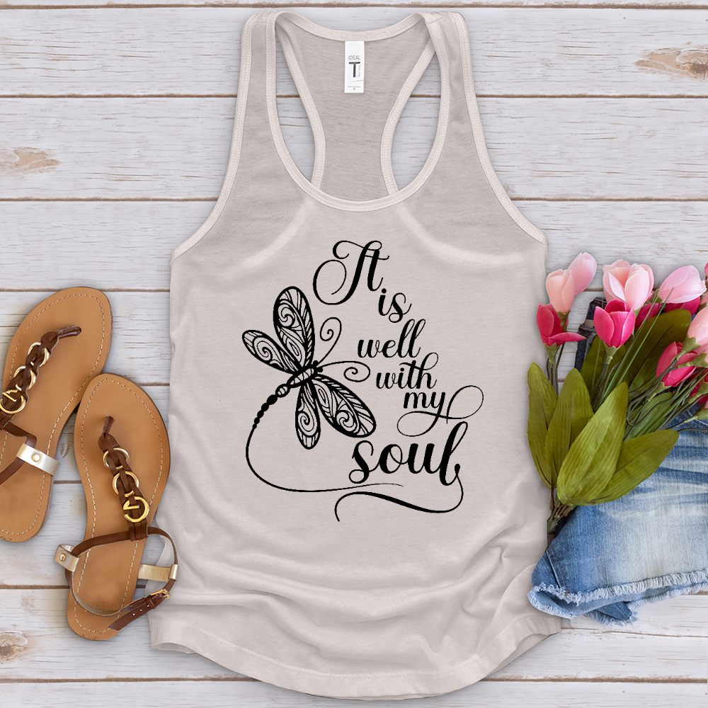 It Is Well Dragonfly Tank Top