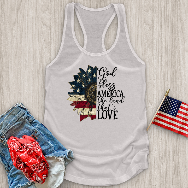 Land That I love Sunflower Tank Top