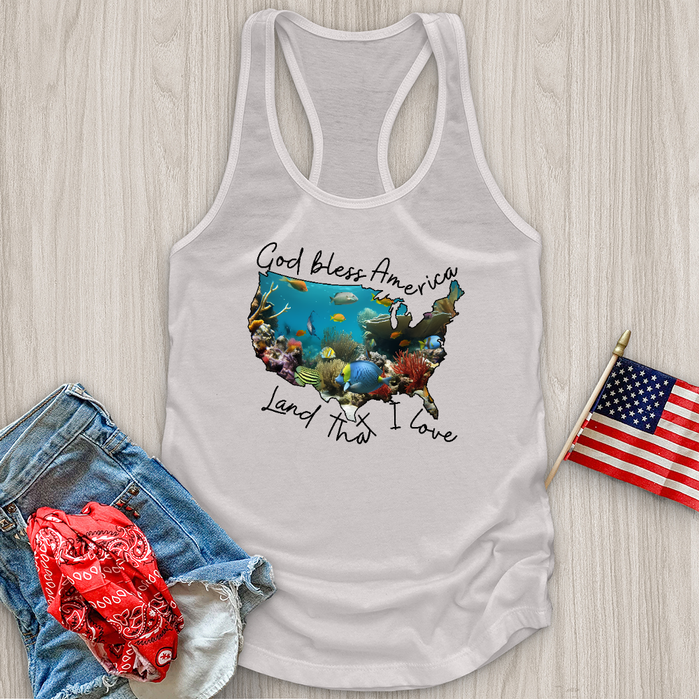 Ocean With Animals in It Tank Top