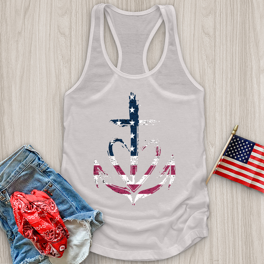 Flag Heart Tank Top