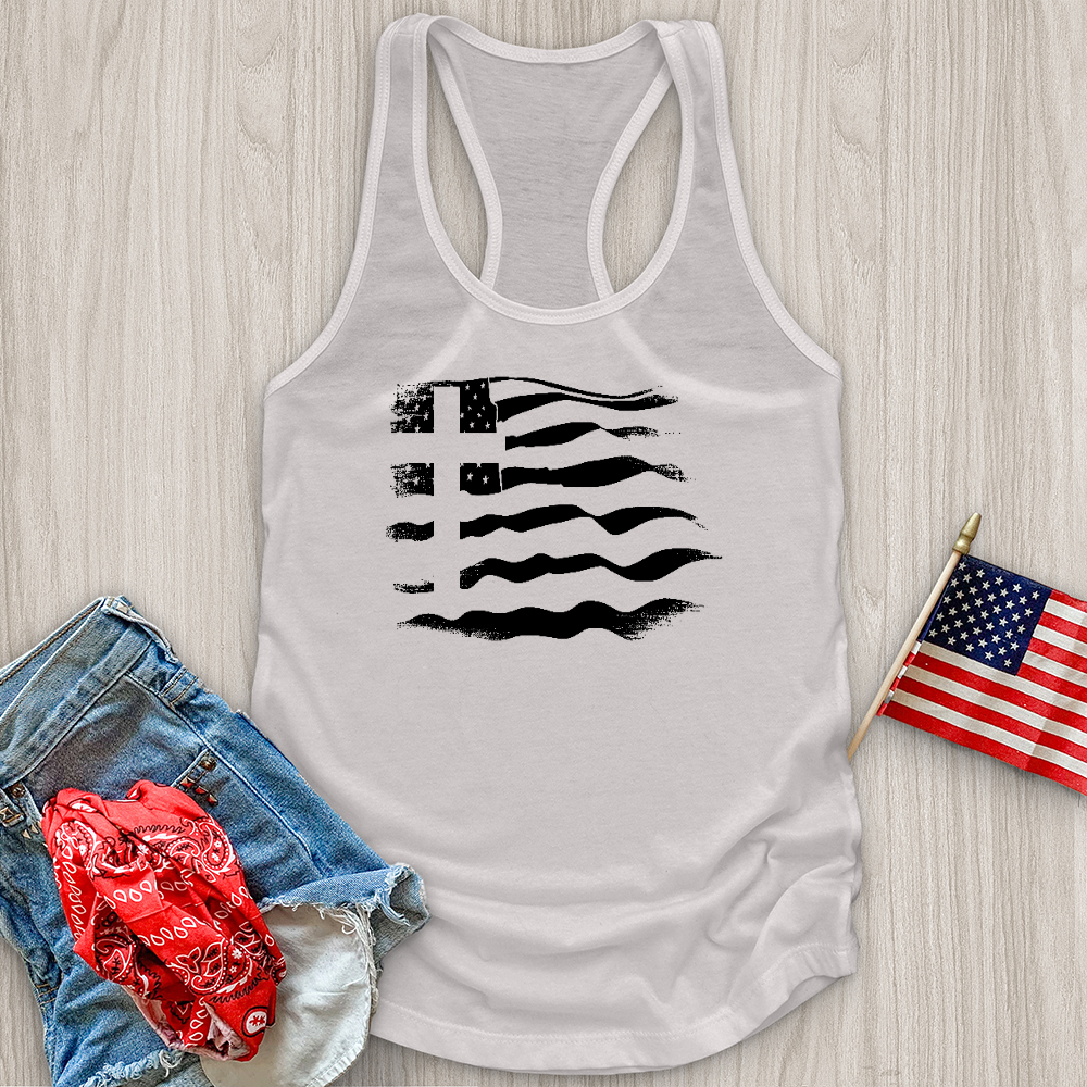 Flag & Cross Tank Top