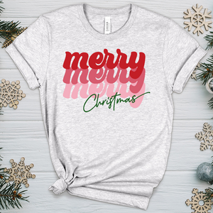 Merry Merry Merry Heathered Tee