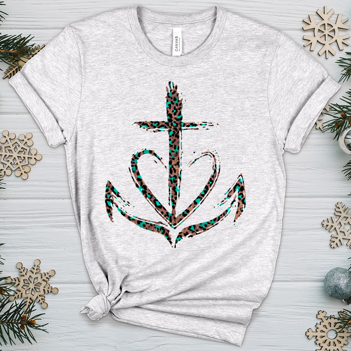 Leopard Anchor V4 Heathered Tee