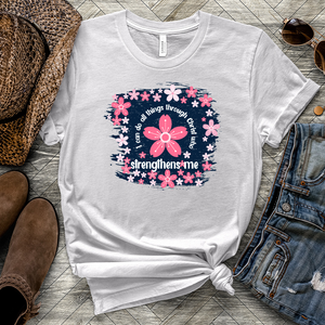 All things Flower Heathered Tee