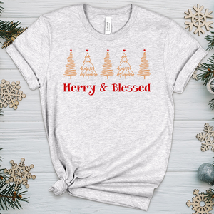 Blessed Christmas Farm Heathered Tee