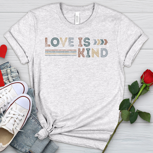 Love Is Kind Retro Heathered Tee