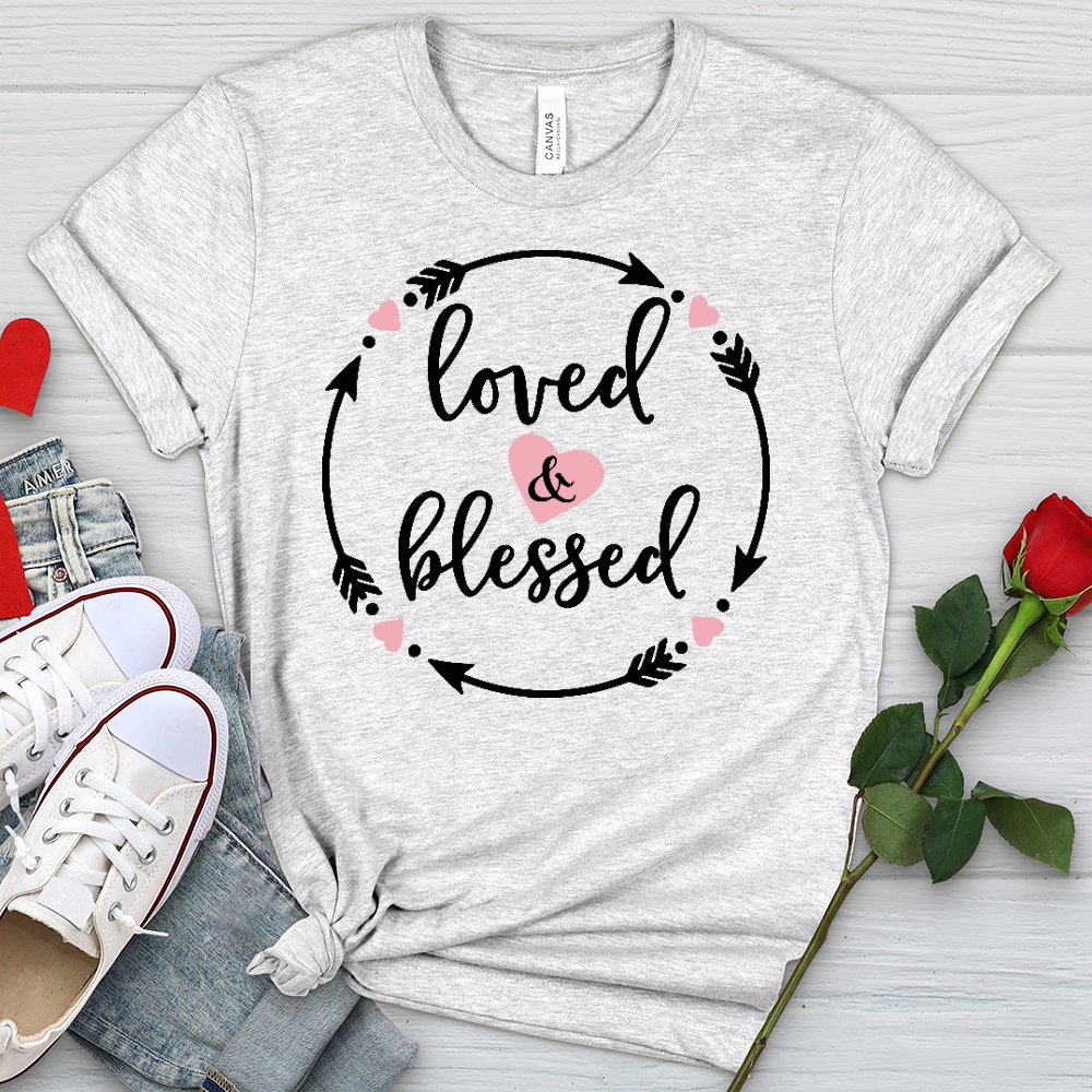 Loves & Blessed Heathered Tee