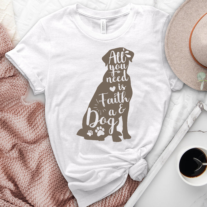 All You Need Heathered Tee