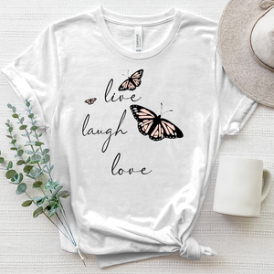 Live Laugh Lovin It Heathered Tee