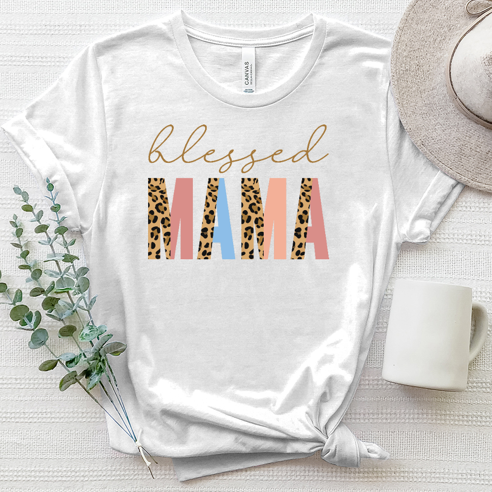 Blessed Mama Heathered Tee