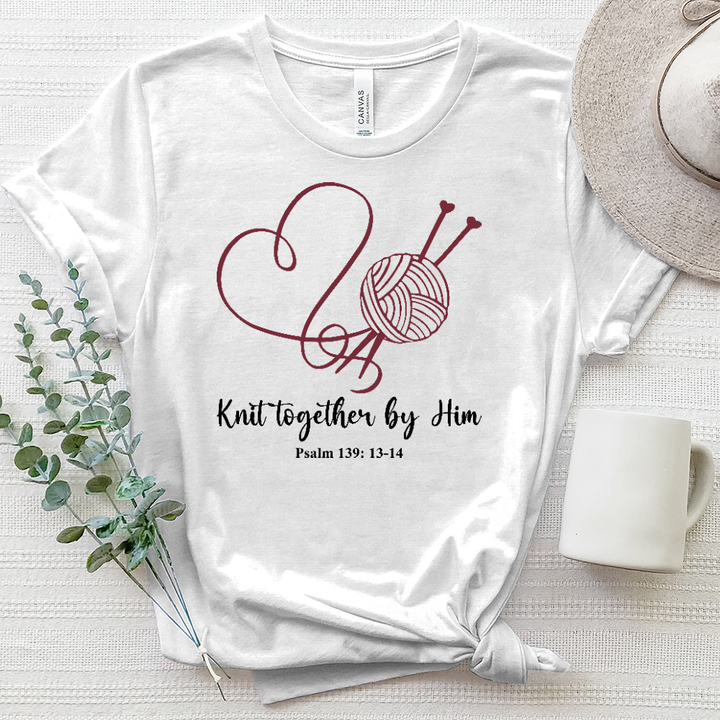 Knit Together by Him Heart Heathered Tee