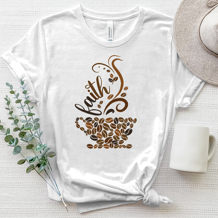 Coffee and Faith Heathered Tee