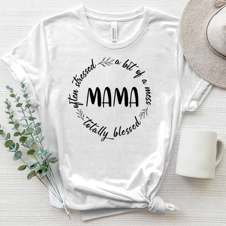Mama Is Circle Heathered Tee