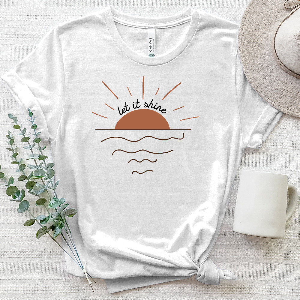 Let it Shine Heathered Tee