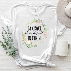 By Grace Through Faith Heathered Tee