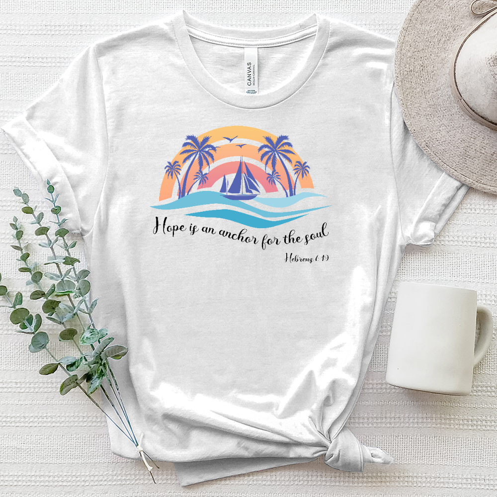 Hope Is An Anchor Heathered Tee