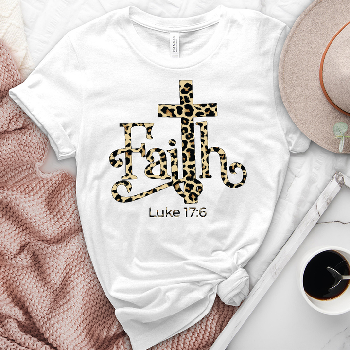 Faith Leopard Tee