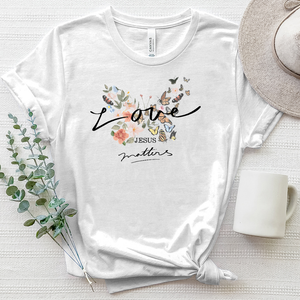 Love Jesus Heathered Tee