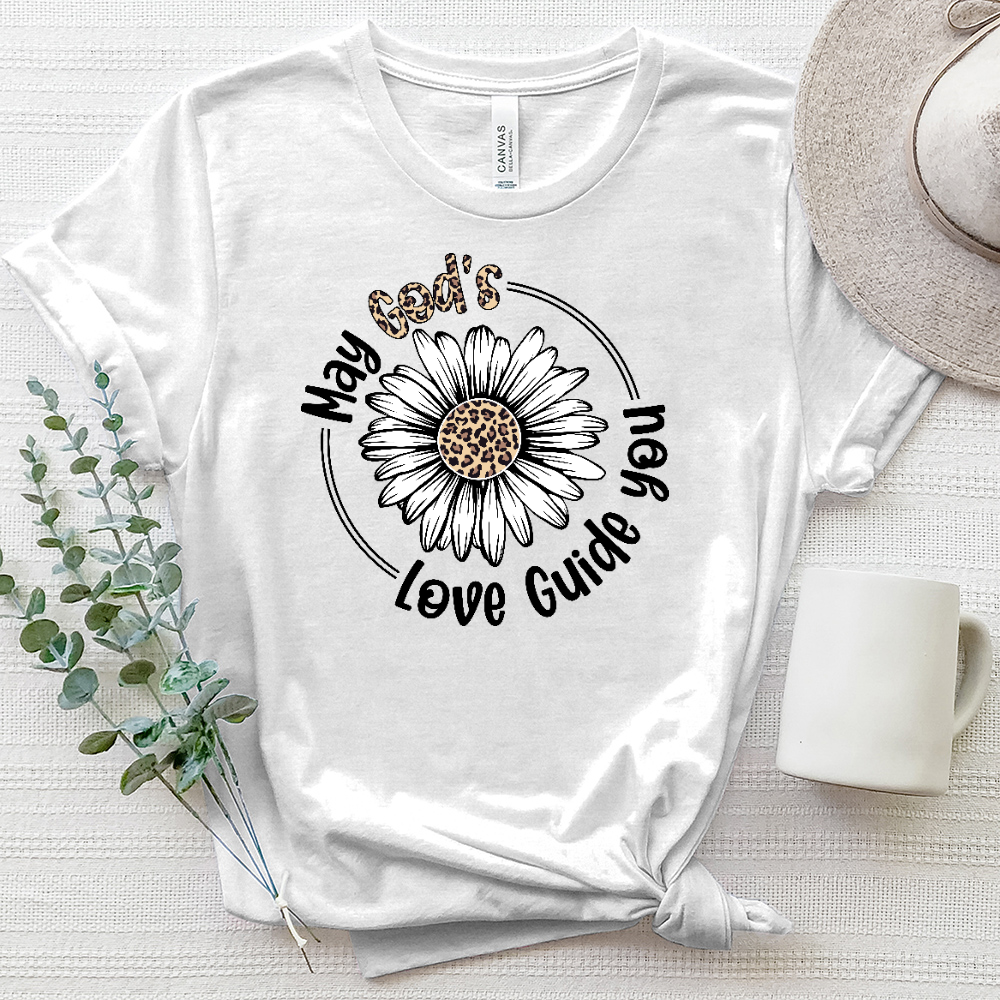My God's Love Sunflower Heathered Tee