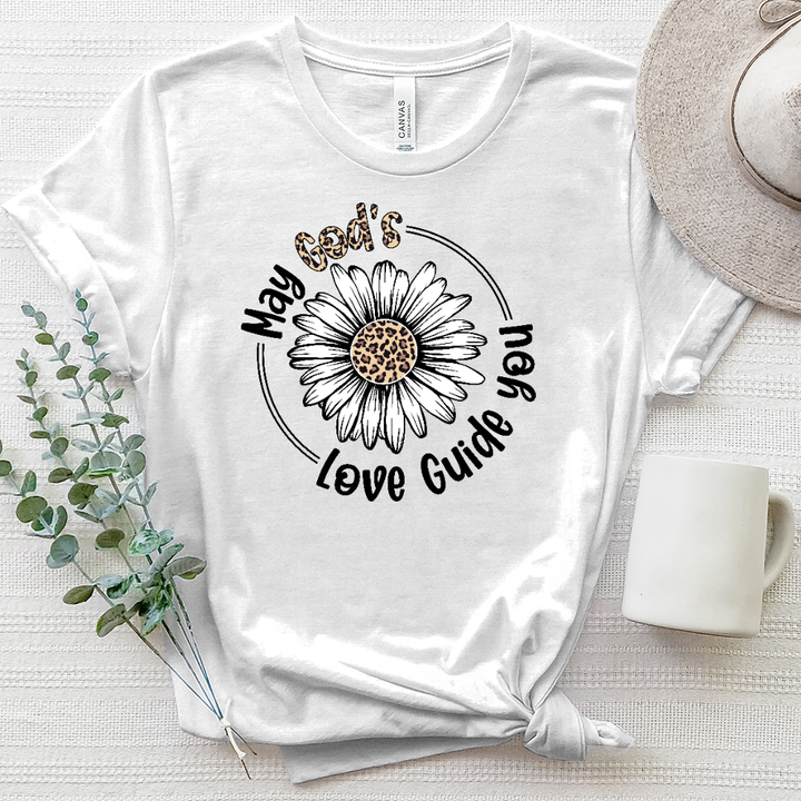 My God's Love Sunflower Heathered Tee