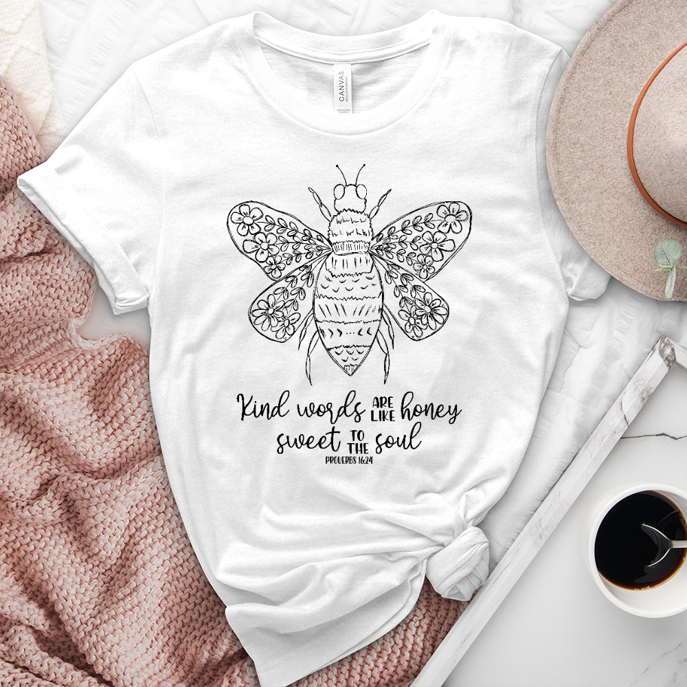 Proverbs 16:24 Heathered Tee