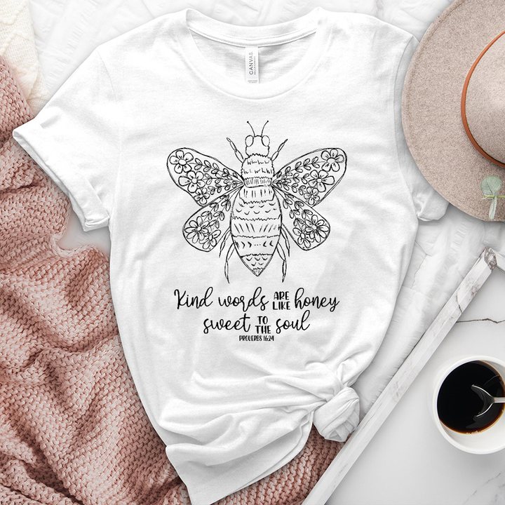 Proverbs 16:24 Heathered Tee