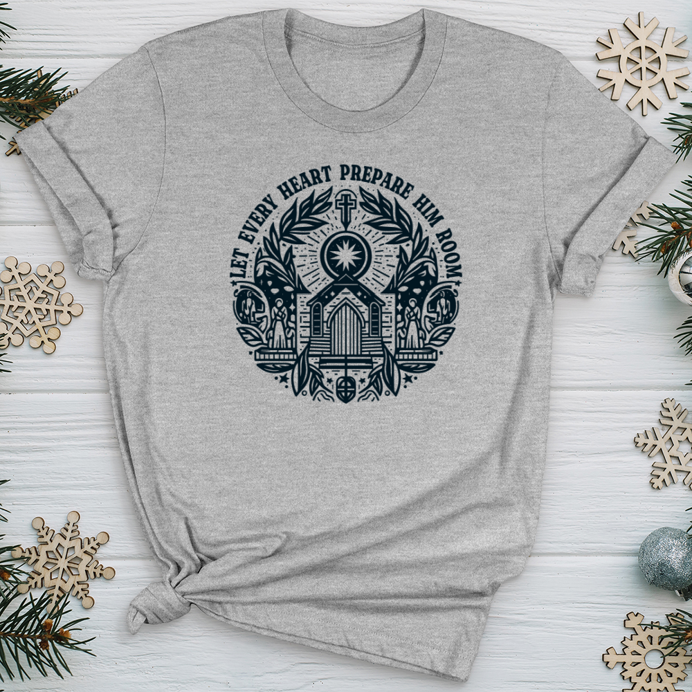 Let Every Heart Prepare Him Room Softstyle Tee