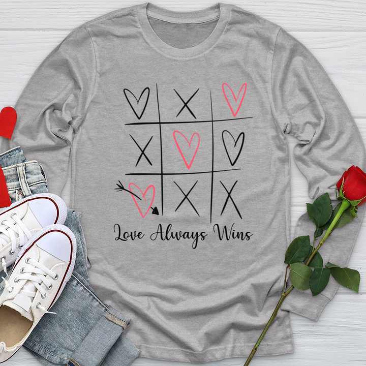 Love Always Wins Sketch Softstyle Long Sleeve