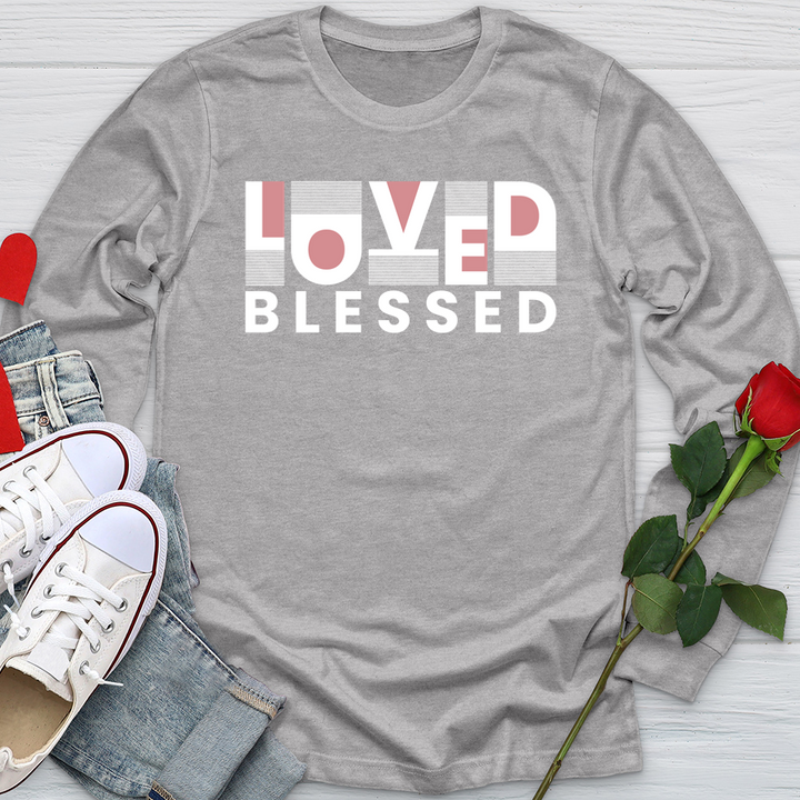 Loved Blessed Softstyle Long Sleeve