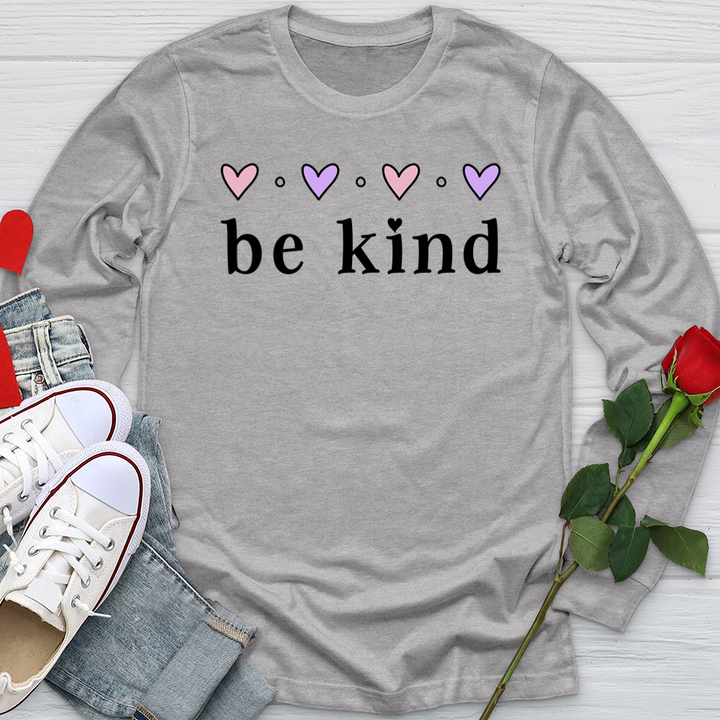 Little Pink Hearts Softstyle Long Sleeve
