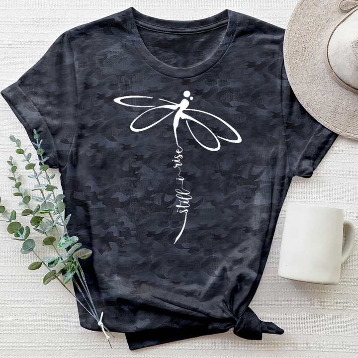 Still I Rise Dragonfly Camo Tee