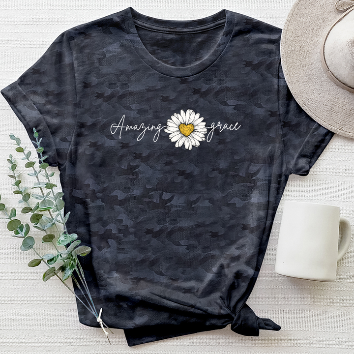 Amazing Grace Daisy Camo Tee
