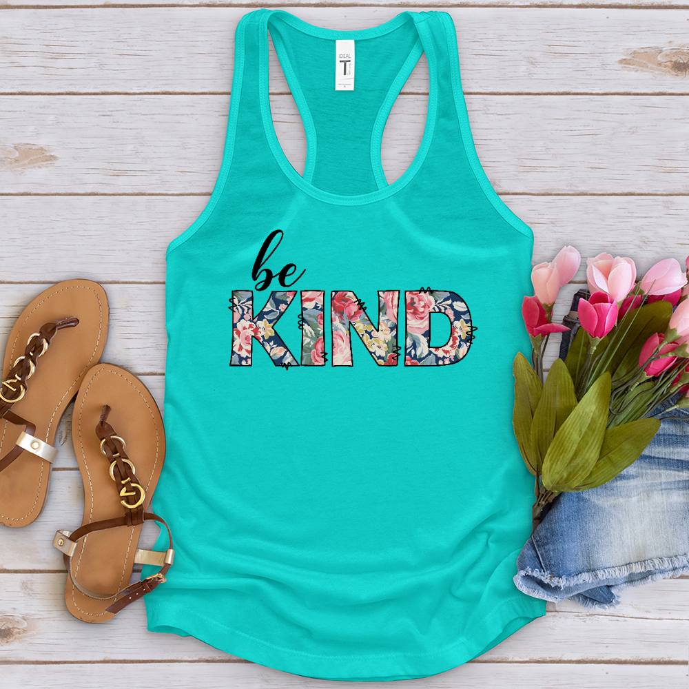 Be Kind Flowers Tank Top