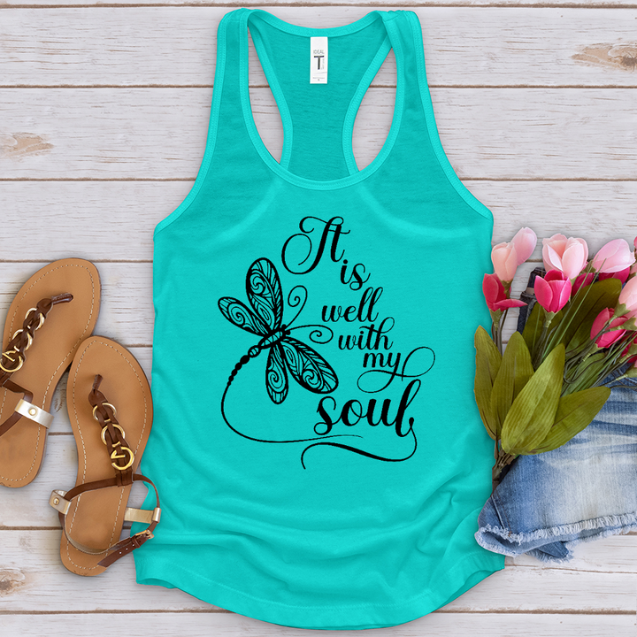 It Is Well Dragonfly Tank Top