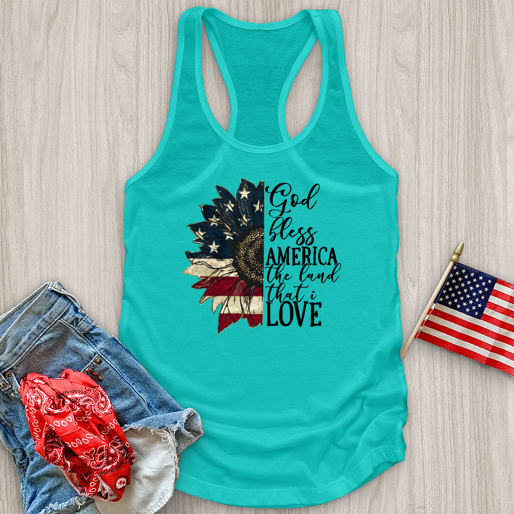 Land That I love Sunflower Tank Top