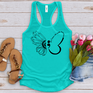 Who Holds Tomorrow Butterfly Tank Top