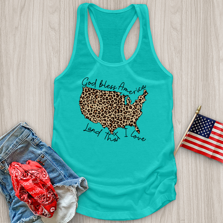 Leopard Print Tank Top