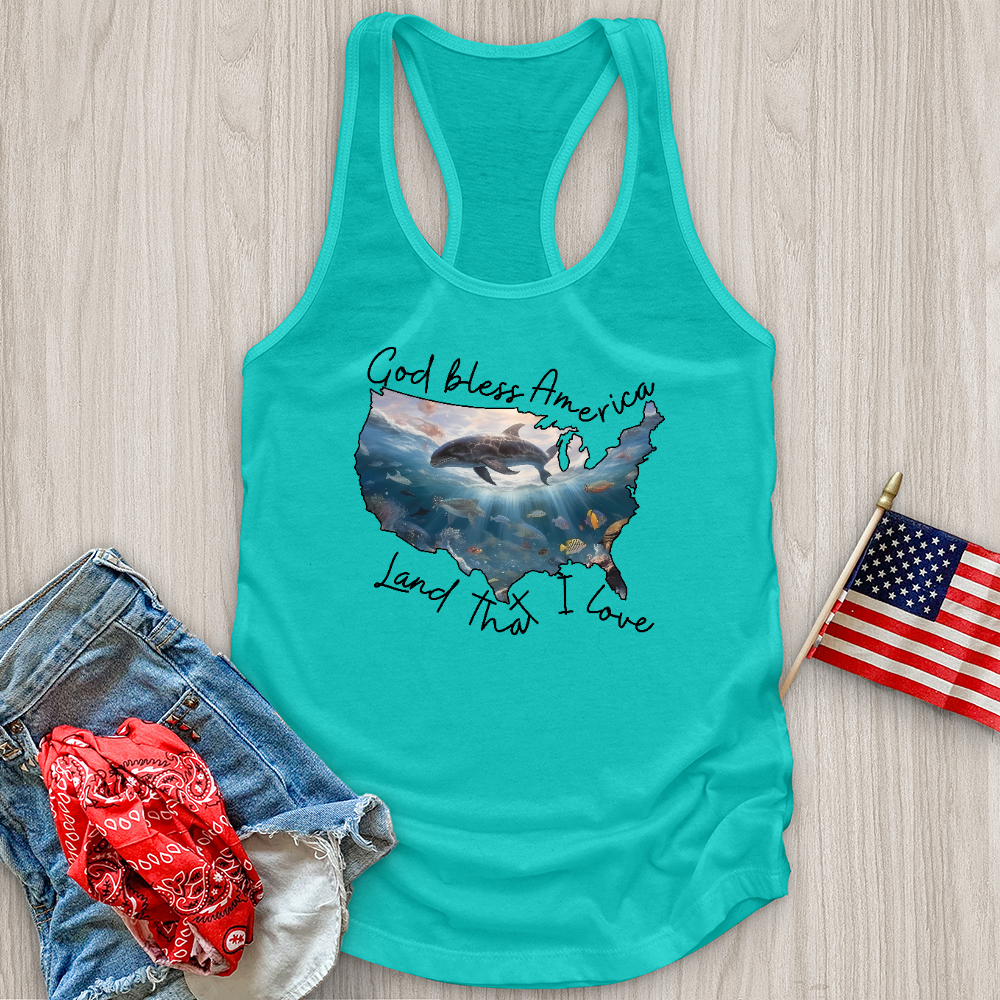 Ocean With Animals in It 2 Tank Top