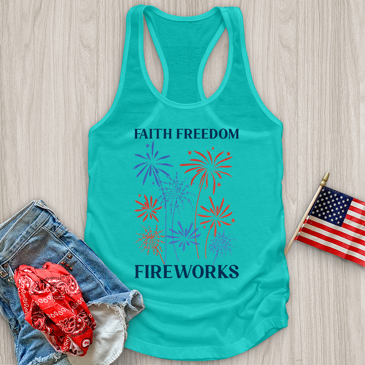 Faith & Fireworks Garden Tank Top