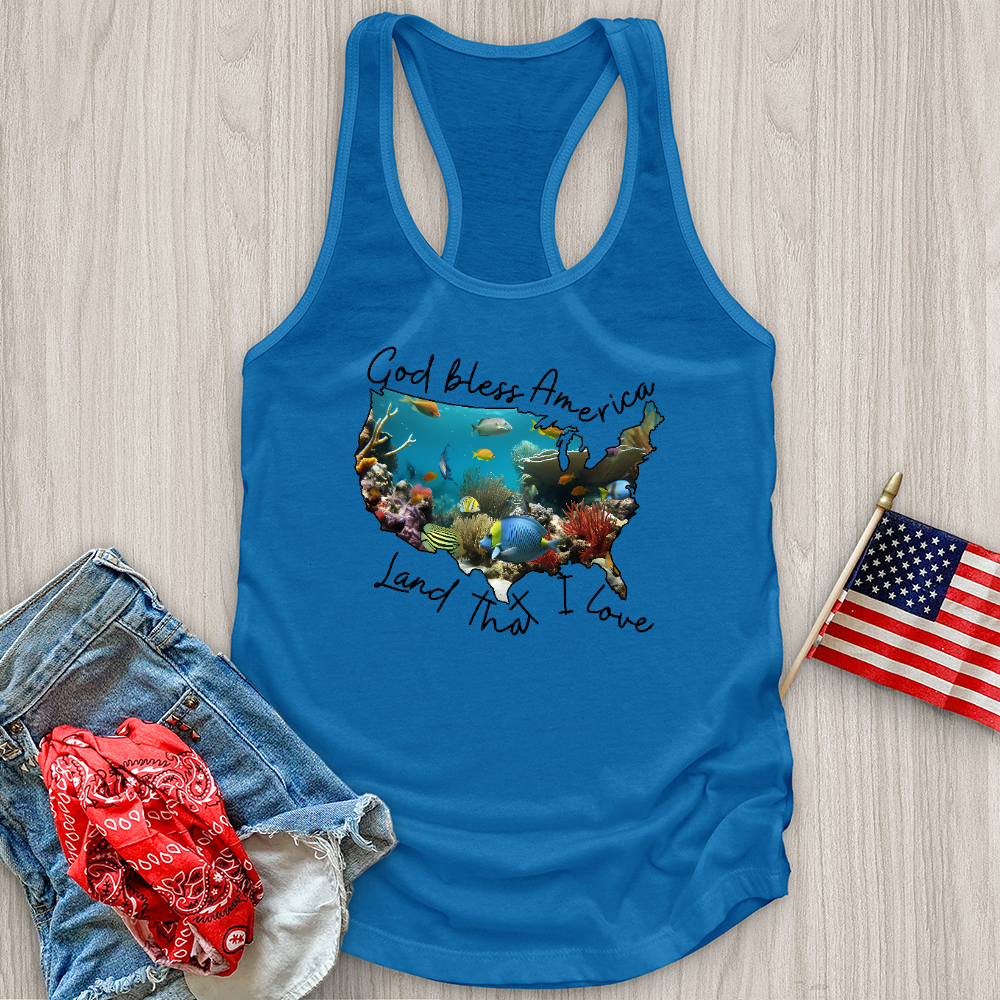 Ocean With Animals in It Tank Top