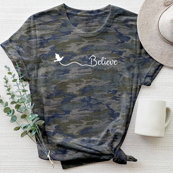 Believe and Fly 02 Camo Tee